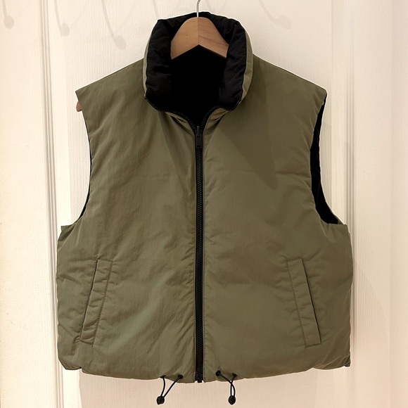 SELECTED Zip-Front Puffer Vest Reversible - Picture 4 of 11